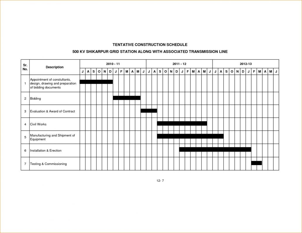 contractor draw schedule template